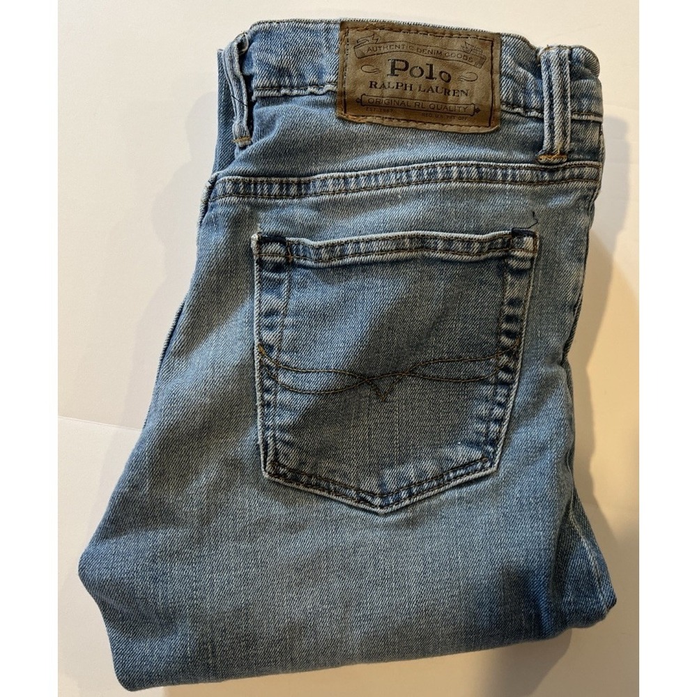 Polo Ralph Lauren Sullivan Slim Jeans Mens Kids 27x27 Medium Wash Denim